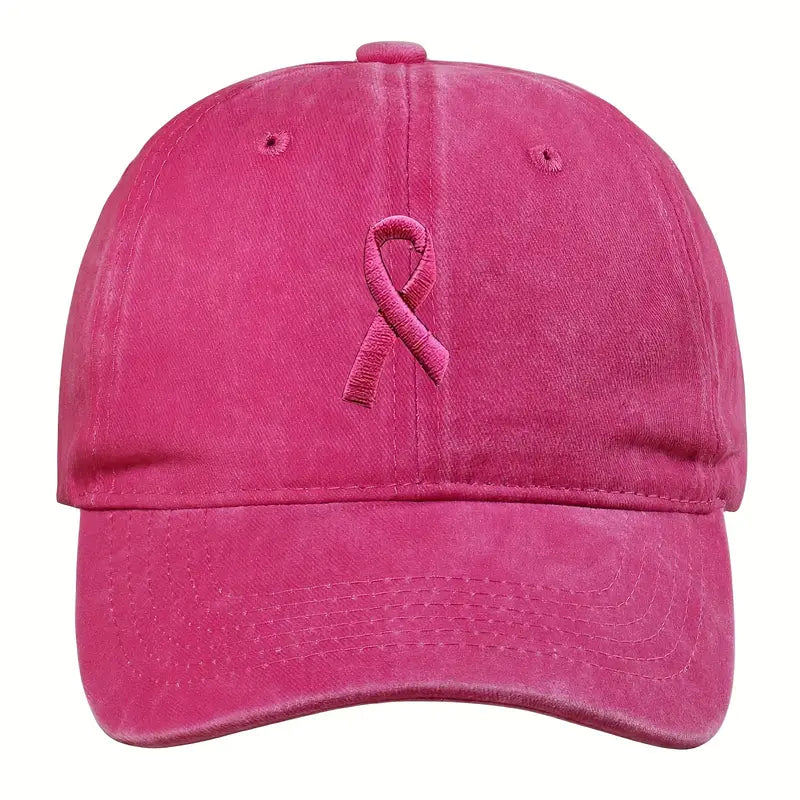 Pink ribbon hat