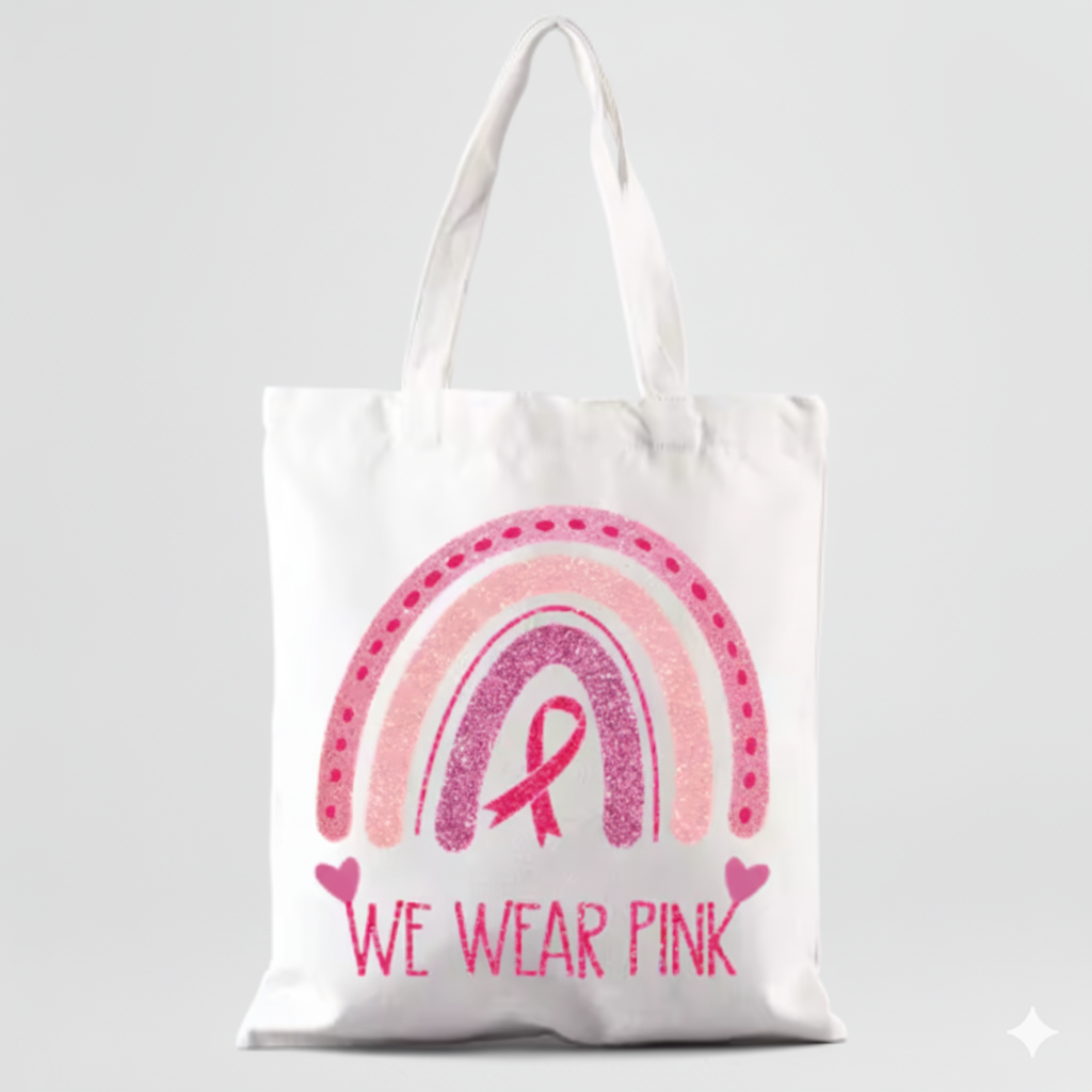 We wear pink- Tote bag