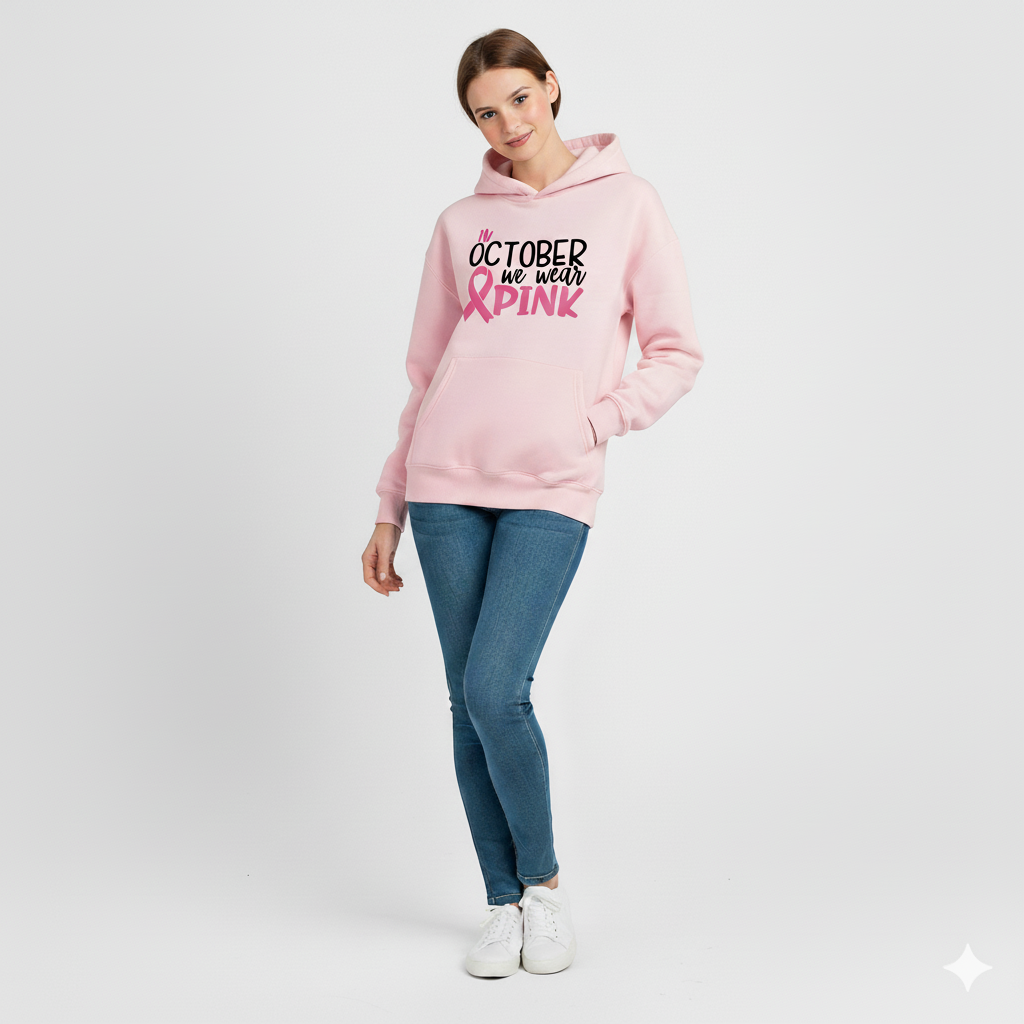 In october we wear pink- sweater