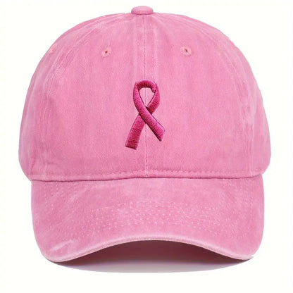 Pink ribbon hat